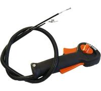 HUYUR Poignée de commande d'accélérateur avec interrupteur pour tondeuse STIHL FS120 FS200 FS250