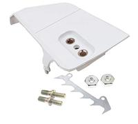 HUYUR Pointe de pare-chocs avec couvercle de pignon de chaîne + goujons/écrous pour tronçonneuse Stihl MS170 MS180 MS210 MS230 MS250 017 018 021 023 025
