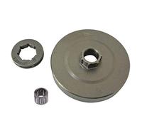 HUYUR Roulement à Aiguille Tambour Embrayage 3/8-7 Dents pour Tronçonneuse Chinoise 4500 5200 5800