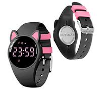 HUYVMAY Montre de Fitness pour Enfants avec podomètre sans App/Bluetooth/téléphone Portable, 1 Heure de Charge pour 20 Jours d'utilisation, Montre-Bracelet étanche IP68 pour garçon Fille Enfants