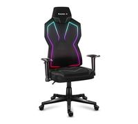 Huzaro Chaise gamer Combat 6.2 – LED RVB, ergonomique, dossier & accoudoirs réglables, noir