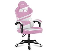 huzaro Force 4.4 | Chaise Bureau | Fonction Bascule | Ergonomique | Tissu Mesh | Appui-tête | Coussin Lombaire | Réglable en Hauteur | PC Gaming | Accoudoirs Souples | Rose