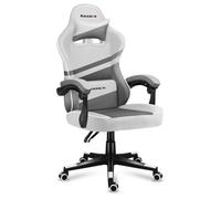 huzaro Force 4.4 | Chaise Bureau | Fonction Bascule | Ergonomique | Tissu Mesh | Appui-tête | Coussin Lombaire | Réglable en Hauteur | PC Gaming | Accoudoirs Souples | Blanc
