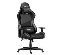 huzaro Force 6.2 Carbon | Chaise Gamer | Fauteuil PC Gaming | en Cuir écologique | Tissu HD | Charge jusqu'à 130 kg | Appuie-tête | Soutien Lombaire | Ergonomique | Noir