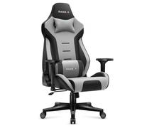 Huzaro Force 7.6 | chaise de gaming chaise de bureau | charge maximale 150 kg | appuie-tête coussin lombaire 90-160° angle d'inclinaison | tissu | gris