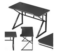 Huzaro Hero 1.6 | Table d'ordinateur Gaming Table de bureau | 120 x 60 cm | Deux passages de câbles construction en acier | Gaming Homeoffice | Noir