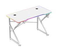 Bureau gaming - HUZARO - Hero 1.7 - Éclairage LED 366 modes - Support casque - Porte-gobelet