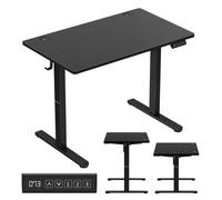 Bureau Assis Debout HUZARO HERO 7.9 Noir, Bureau Electrique, Ergonomique, PC Gaming, Informatique, 2xCrochets, Bureau gaming