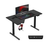 huzaro Hero 9.1 | Bureau d'angle Assis Debout | Electrique - Hauteur réglable | 3 Commandes de mémoire | Design Ergonomique | Construction en métal | Parfait pour Un Poste PC Gaming | Noir