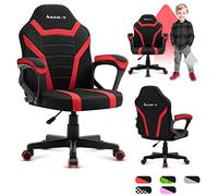 huzaro Ranger 1.0 | Chaise Gaming | Fauteuil pour Enfants | Gamer de Jeu | Design Ergonomique | Hauteur réglable 80mm | Accoudoirs Moelleux | Tissu Respirant | Rouge