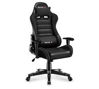 huzaro Ranger 6.0 Chaise Gaming | Charge jusqu'à 130 kg | Réglable Hauteur | Appuie-tête | Soutien Lombaire | Eco Cuir | Parfait pour Poste PC Gamer | Design Ergonomique | Noir