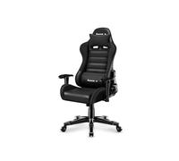 huzaro Ranger 6.0 Chaise Gaming | Charge jusqu'à 130 kg | Réglable Hauteur | Appuie-tête | Soutien Lombaire | Eco Cuir | Parfait pour Poste PC Gamer | Design Ergonomique | Noir