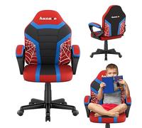 huzaro Ranger Mesh Chaise Gaming Ergonomique pour Enfant, Chaise de Bureau Enfant Respirante avec accoudoirs, Hauteur réglable 6 cm, Soutien du Dos, idéale pour Enfants 80-150 cm, siège Stable Spider