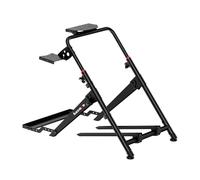 huzaro Speed 4.0, Support de volant réglable, Compatible Logitech Thrustmaster Fanatec MOZA Simagic, Hauteur 65,3-82 cm, Blocage de siège, Shifter gauche/droite, Acier 1,5 mm