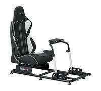 huzaro Speed 5.5 Cockpit Simracing, Simulateur de Course, Siège Gaming Réglable, Support Volant PS5/PC/PS4/Xbox, Dossier Gris et Rogue