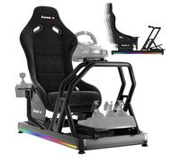 huzaro Speed 9.0, Simulateur de Course Cockpit avec éclairage LED, Fanatec