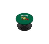 Huzzah A Slice of Valor Frog Knight Pizza Gamer PopSockets PopGrip Adhésif