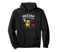 Huzzah Brave The Bourbon Enthusiast Gag, Un Chevalier de la Grenouille drôle Sweat à Capuche