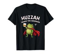 Huzzah Brave The Bourbon Enthusiast Gag, Un Chevalier de la Grenouille drôle T-Shirt