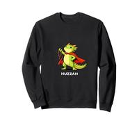 Huzzah Dragon Monk Funny Prayer Beads Meme Novelty Quote Sweatshirt