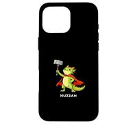 Huzzah Dragon Templar Funny Hammer Meme Novelty Quote Coque pour iPhone 16 Pro Max