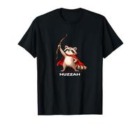 Huzzah Raccoon Archer Funny Bow Meme Citation Art Animal T-Shirt