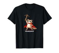 Huzzah Raccoon Archer Funny Crossbow Meme Citation Art T-Shirt