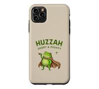 Huzzah Short and Mighty Frog Espresso Ironique Médiéval Drôle Coque pour iPhone 11 Pro Max