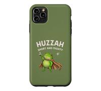 Huzzah Short and Mighty Frog Espresso T-Shirt Humoristique médiéval Coque pour iPhone 11 Pro Max