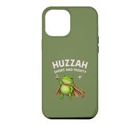 Huzzah Short and Mighty Frog Espresso T-Shirt Humoristique médiéval Coque pour iPhone 12 Pro Max
