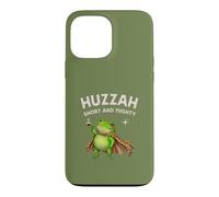 Huzzah Short and Mighty Frog Espresso T-Shirt Humoristique médiéval Coque pour iPhone 13 Pro Max