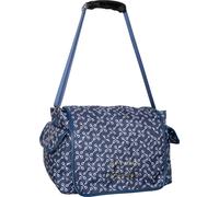 HV POLO grande trousse de pansage Cecile Bit en bleu marine foncé avec mors doré sur le devant, taille:onesize