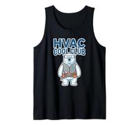 HVAC Cool Club Humor Polar Bear Climatisation Technicien Débardeur