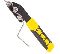 HVAC Telecom Outil de redressage de fil - Alignement précis des câbles | Appareil manuel manuel pour le redressement du métal | Corps en acier inoxydable de 20 cm | Mallette d'accessoires robuste