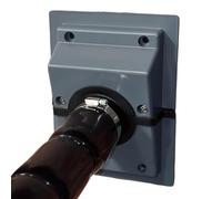 HVAC Traversée de paroi pour conduites de réfrigérant, tuyau de climatisation, couvercle de protection, manchon de protection pour climatisation, tuyaux de climatisation, passages de extérieurs