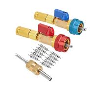 HVAC Valve Core Tool - Non Slip Grip Core Remover for Quick Valve Extraction and Installation, Compact Repair Tool with Precision Tip for AC Tire Bike Refrigeration Conditioning Tank Service