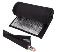 HVAC Wrap Thermique - Douille en cuivre, Veste de tuyau robuste | Gaine résistante aux intempéries pour la maison extérieure Couvercle de piscine à vent Couvercle anti-traction Revêtement extérieur en