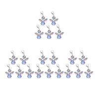 HVBIHRJIP 10 PCS Charmes Wing Charm Small Favors Party Office Dimimission Baby Gifts Retour Girls Purse Gift Wings Souvenir Perles d'anniversaire