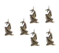 HVBIHRJIP 4 pcs lingot serpent petit bronze ware en laiton de fabrication de cure de laiton de bureau