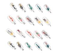 HVBIHRJIP 40 PCS Téléphone mobile ACCESSOIRES SCHEUR DE TÉLÉPHONE COMMINE COHLE DIY CAPSULE Embellissement Bijoux Craft Pendant Métal