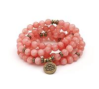 HVBIHRJIP Femmes Bracelets 108 Perles de mala Collier de bracelet Naturel Collier Naturel Enveloppe