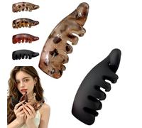 Hvcemi Pinces à Cheveux Banane,Small Banana Clips for Thin Hair,Queue de Poisson Clip Dents Peignes à Queue, Porte Queue de Cheval Banane,Classique Pinces à Cheveux pour Femmes Thick Thin Hair (C)