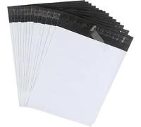 HVDHYY 40 * 60cm Enveloppe Plastique Expedition Grand Pochette Colis VintedAuto-adhésif Emballage Envoie Blanc Sacs d'expédition Polystyrène pour Vêtements, Textiles et Boîtes à Chaussures 10pcs