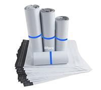 HVDHYY Sacs d'expédition Plastique Enveloppe Mixte Emballage Colis Vinted Vêtements Boîte à Chaussures Auto-adhésif et Imperméable 25cmX35cm,30cmX42cm,40cmX55cm, 50cmX60cm(50 pcs)