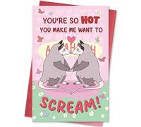 hvdler Carte de Saint-Valentin torride pour homme, carte d'amour humoristique pour petit ami, mari, carte de Saint-Valentin, carte d'anniversaire grossière pour lui, carte d'anniversaire humoristique