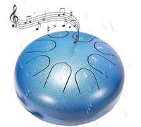 HVFGXY Carillon de pluie étanche de 15,2 cm à 8 notes pour extérieur de jardin, mini tambour à langue en acier (bleu)