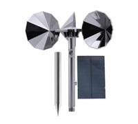 HvgeoQo 1 dispositif réfléchissant pour oiseaux - Buse de connexion à l'énergie solaire - Réflecteur d'oiseaux - Éloigne les pigeons, les pics et les moineaux - Pour une utilisation en extérieur