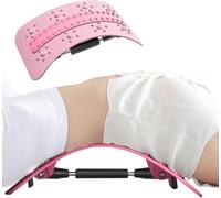 Hvjwfu Etireur Lombaire, Planche De Soutien Lombaire Pour Maigrir, RéGlable Sur 4 Niveaux Support Lombaires, Tendeur Lombaire RéGlable, Planche De Soutien Lombaire-Pink