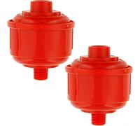 HVLP Filtre de pulvérisation d'air avec filetage 6,35 mm, piège à humidité et d'huile pour outils de peinture, unité rouge à haut débit, compact 58 x 68 mm pour sortie d'air propre (B)