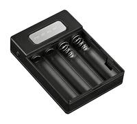 HVRFJXI 18650 Charging Power Shell with LED Battery Case Portable Chargers Pack Shell Battery Holder Case for Phone Fast Charging Power Accessory